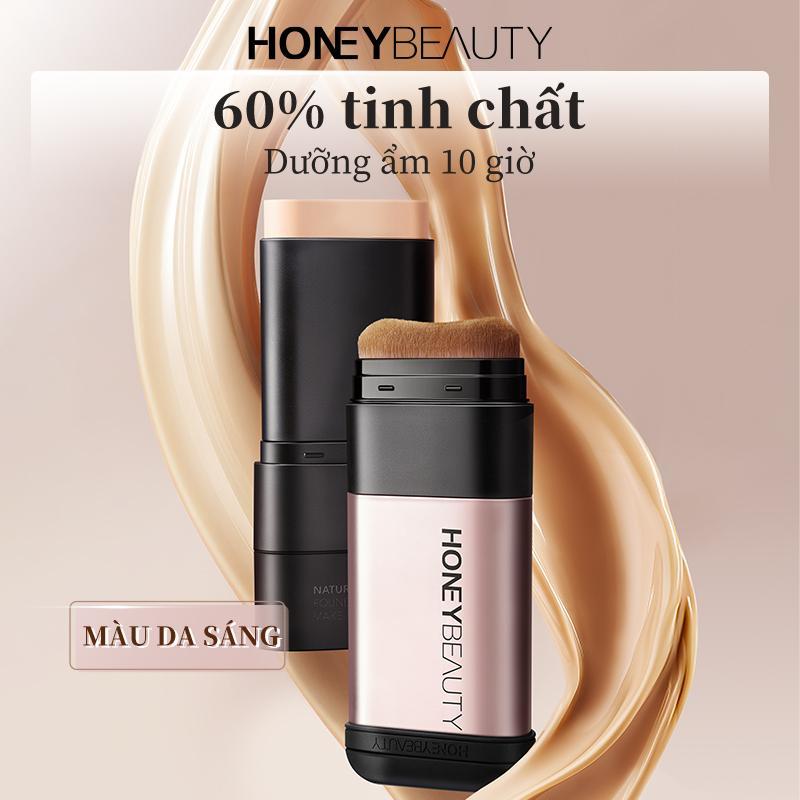  Kem Nền Dạng Thỏi HONEY BEAUTY 2 Trong 1 Bao Gồm Kem Nền Và Cọ Lâu Trôi Trong 8 Giờ Lớp Hoàn Thiện Lì Và Không Thấm Nước 12.5g 
