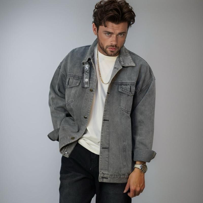Product Introduction of Áo khoác jeans màu hè vừa vặn - Phong cách sang trọng ngầu 33