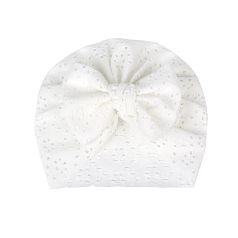 Product Introduction of Baby Cap Summer Mesh Baby Girl Hat Cute Bow Infant Baby Bonnet Cap Soft Elastic Newborn Beanie 19