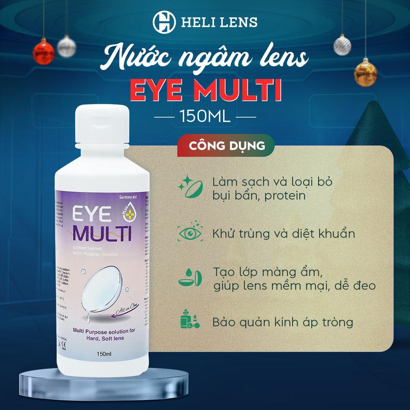  Nước ngâm lens Eye Multi làm sạch & bảo quản kính áp tròng 150ml 