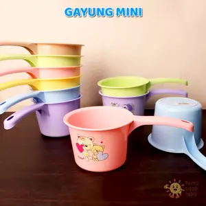 TAIYO Gayung Mini Mungil Scoop Mandi Anak Kecil Karakter Kartun Berbahan Plastik Tebal Halus Lucu