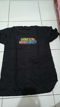 Product Review of Kaos kata kata Wong Liyo Ngerti Opo Baju Katun New Free Sticker from R**😗 1