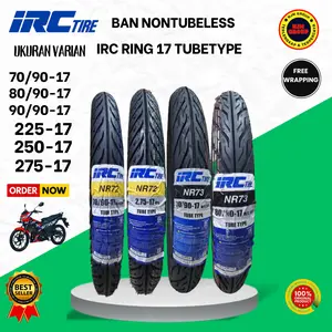 Ban Motor 17 IRC NR 72 70/90 80/90 250-17 275-17 Tube type (Bukan Tubeless) Untuk Supra Revo Blade