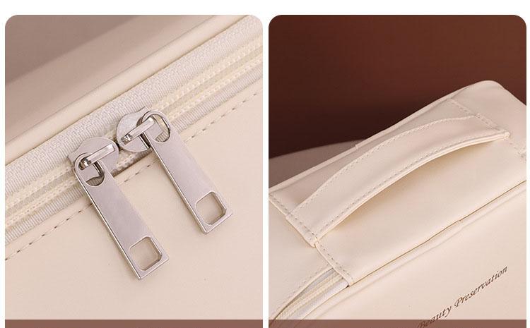 Product Introduction of Makeup Bag With Free Partition, Large Capacity, High-End Feel, Handheld Travel Makeup Brush, Storage Bag, Wash Bag 15