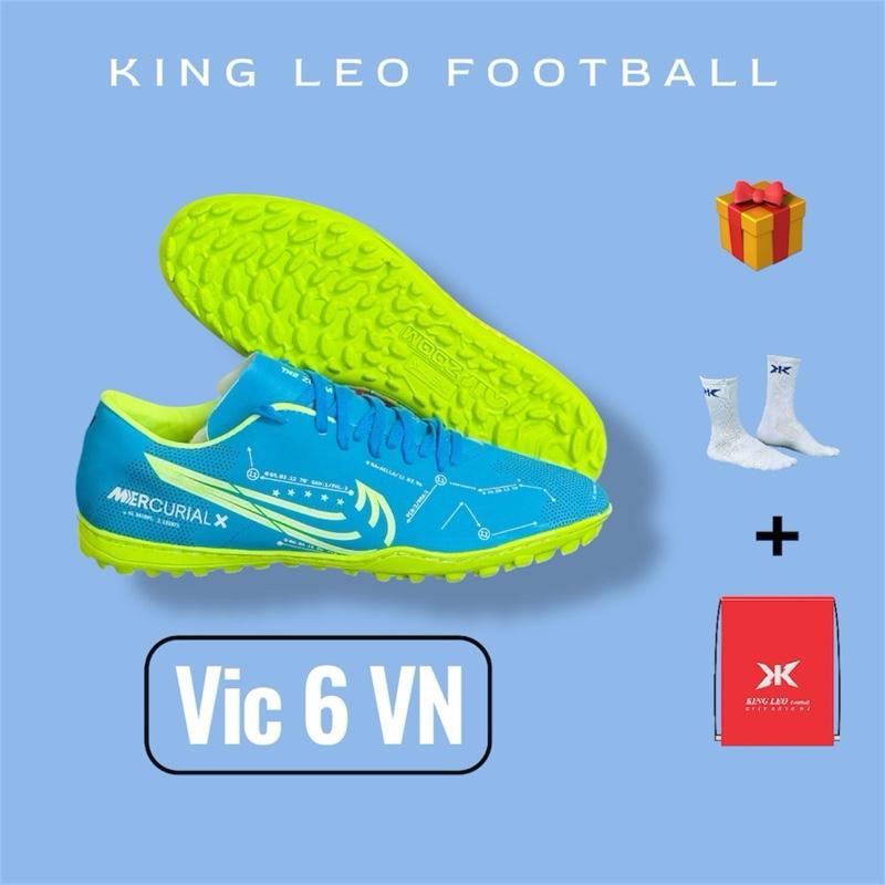 Giày Đá Bóng, Giày Đá Banh VIC 6 VN Đế AIR Zoom, Đệm EVA, Khâu Full Đế - Sport Đá Banh Giày Thể Thao Tập Thể Dục - Sneaker giay bong da