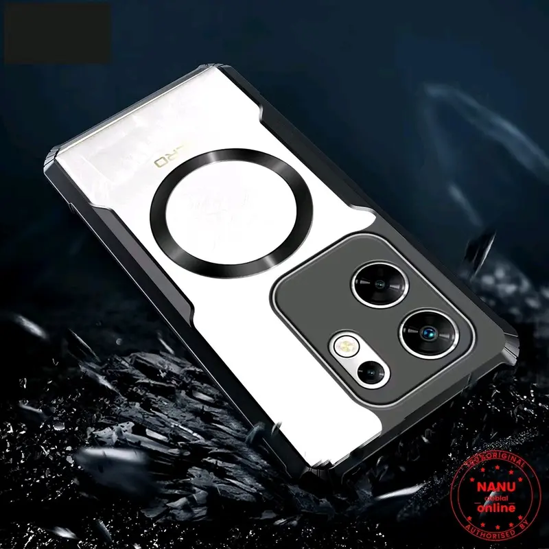 Case INFINIX ZERO 30 4G / 5G MAGSAFE Beatle Series Bumper Mganetic Armor Fuze Transparan Clear 2