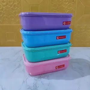 Lunch Box Clio / Kotak Makan Anak Clio / Lunch Box Bekal Sekat Dua by faeyza mall