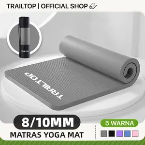 [READY] TrailTop Matras Olahraga NBR Yoga Mat With Tas Matras Yoga Anti Slip Karpet Olahraga Tebal 10 mm
