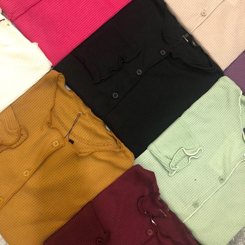 CARDIGAN RAJUT WAFLE LENGAN PANJANG 1
