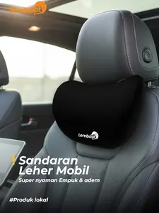 LEMBOOT Bantal Mobil Ergonomis Memory Foam 100% Bantal Leher Mobil Sandaran Leher Mobil Super Nyaman Empuk & Adem Produk Lokal