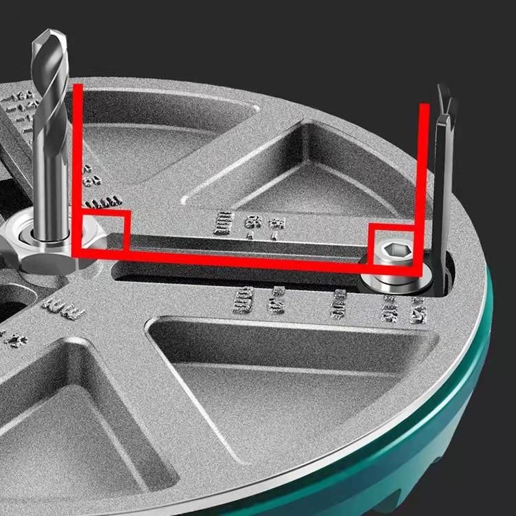 Adjustable hole cutting tool 6