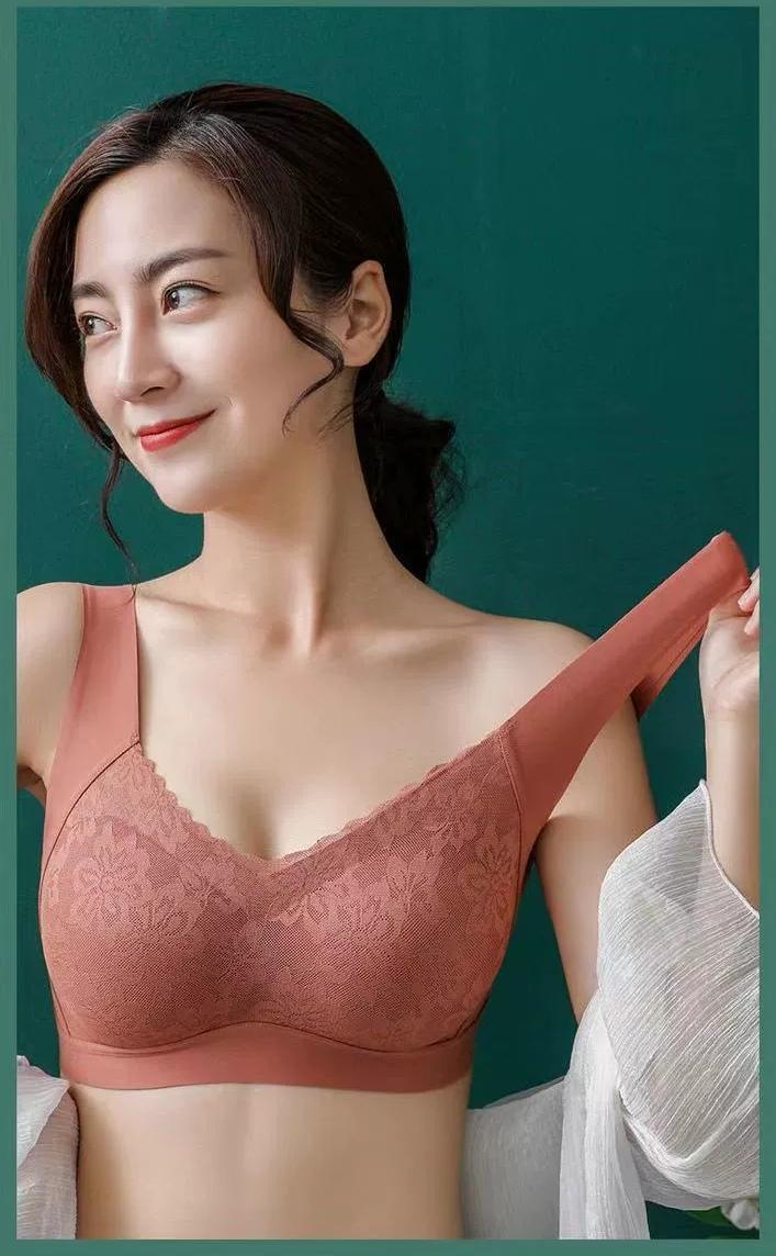 Product Introduction of Bra Wanita Tanpa Wayar, Rekaan Lancar Sehelai, Ciri Angkat dan Anti-Kendur, Kamisol Renda Seksi, Sesuai untuk Tidur dan Sukan, Bra Tanpa Belakang, Bra Ibu Pertengahan Umur, dengan Sokongan Sisi, Umur 3 Tahun 8