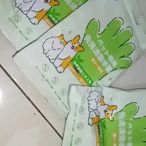 【Ready】Tisu Basah Anjing Kucing Sarung Tangan Pembersih Spa Murah | Pet Spa Cleaning Gloves | Pet Soft Pet Wipes Dog Cat | Tissue Basah Anabul Hewan Peliharaan Tanpa Mandi