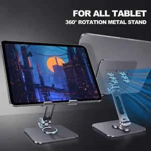 RII Stand Ponsel Metalik - Dapat Diputar 360 Derajat, Multifungsi, Lipat Portable, Bracket Logam Universal untuk Ponsel dan Tablet, Pegangan Kuat, Aksesori Ponsel Cerdas Tahan Lama
