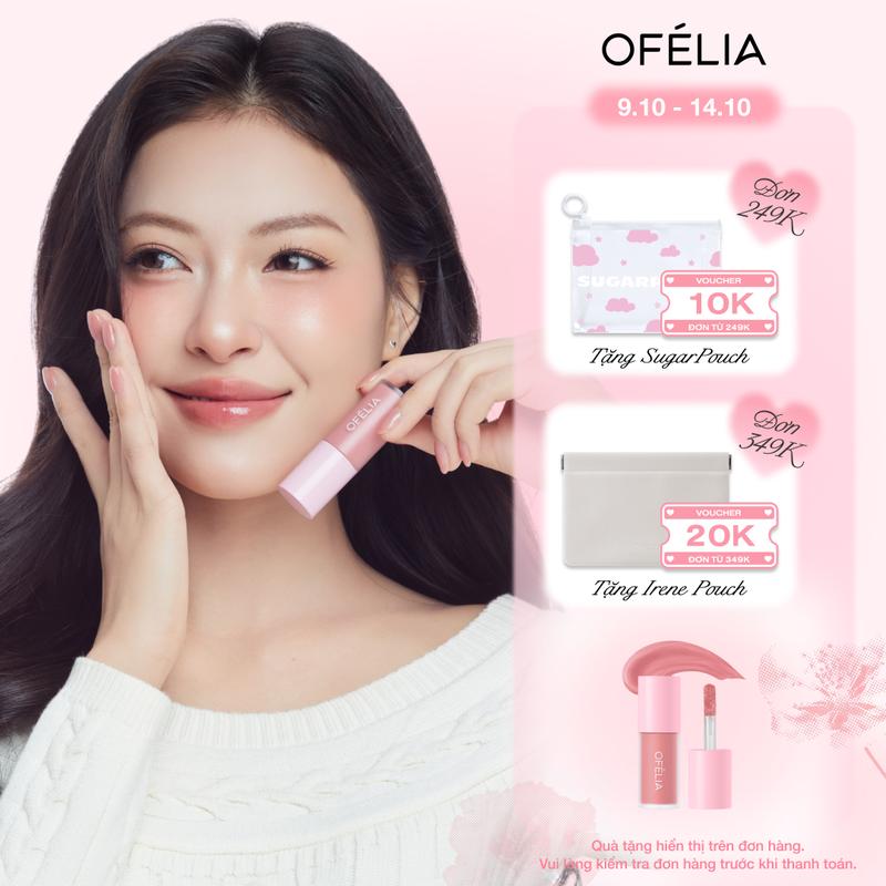 [ƯU ĐÃI] Má Hồng Kem OFÉLIA Lolli Liquid Blush (4.6g)