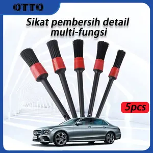 【OTTO】5PCS Sikat pembersih sepeda motor Kuas Cuci & Pembersih Interior Mobil - Sikat Detailing Sikat pembersih motor untuk menghilangkan noda membandel Motorcycle Car