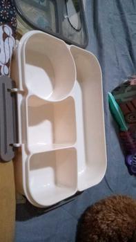 Product Review of LUNCH BOX 3 & 4 SEKAT FREE SPORK I LUNCH BOX BPA FREE I KOTAK BEKAL DENGAN SEKAT from Q**a 1