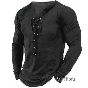 A - Kaos V Neck Tali Lengan Panjang Polos Distro / Kaos V Neck Tali Printing / Kaos V Neck Tali Pria / Kaos V Neck / Kaos Pria / Kaos Viral Distro / Kaos Terbaru / Kaos Model Tali Printing / Kaos Tali Dada / Kaos Pria Terbaru / Kaos Viral Hitam Nyaman