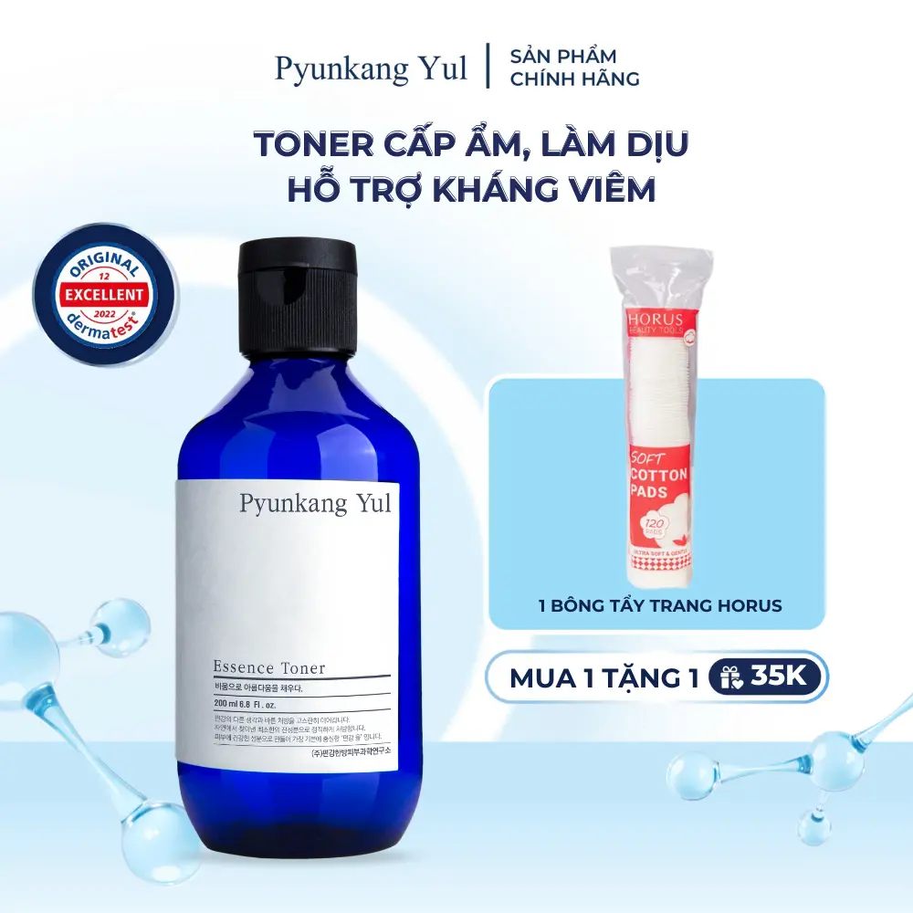 [ QT 1 BTT ] Nước hoa hồng cấp ẩm làm dịu Pyunkang Yul Essence Toner 200ml | Skincare Chăm sóc da Làm đẹp da Dưỡng ẩm da