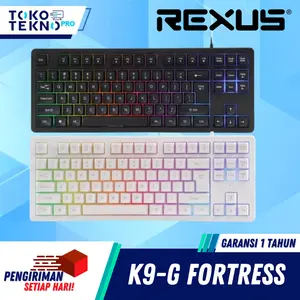 Rexus K9G / K9-G Keyboard Fortress Wired Gaming Keyboard RGB