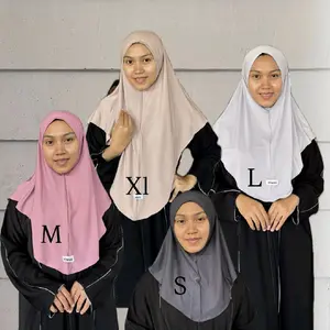 AULIA-HIJAB/BERGO INSTAN NON PET/HAMIDA NON PET/ BERGO WANITA SYAR'I  size S M L dan XL