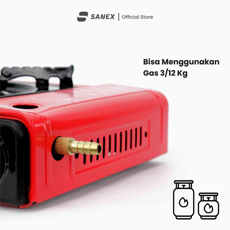 [PAKET HEMAT] SANEX KOMPOR CAMPING BBQ PORTABLE 2 IN 1 SN883 / SN 883 KOMPOR GAS PORTABLE (1 TUNGKU) GARANSI RESMI 4