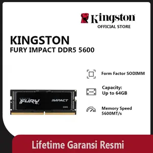 Kingston Fury Impact DDR5 5600 16GB 32GB - Sodimm Memory RAM Laptop NoteBook