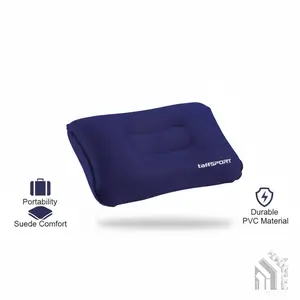 Bantal Angin Tiup Travel Camping Inflatable Pillow Mudah Dibawa Premium