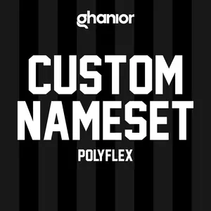 Ghanior Custom Nameset Polyflex Nama dan Nomor Punggung