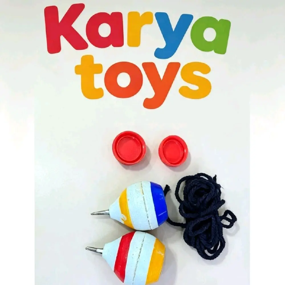 Karya Toys panggal kayu Warna-warni dan Gaya 2 Model Modern & Tradisional Outdoor