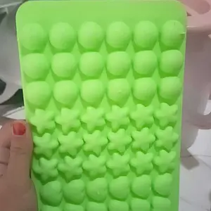 Cetakan Jelly Kombinasi KARAKTER Mix 3 Motif Hewan Karakter Mickey Bebek Kelinci 28 lubang / Warna Warni Kitchenware / Cetakan es batu - buah - viral