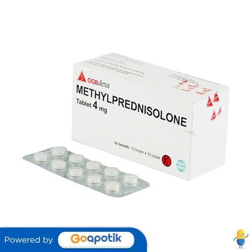METHYLPREDNISOLONE OGB DEXA MEDICA 4 MG BOX 100 TABLET