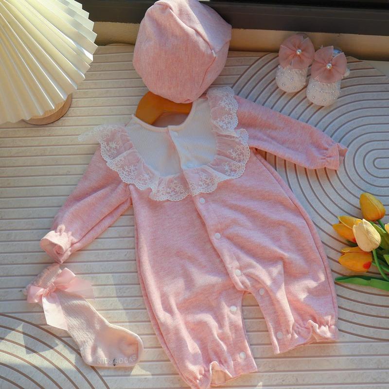 Hằng Body Bé Gái Sơ Sinh T10 - Body THU ĐÔNG liền thân mũ nồi MÀU HỒNG cho bé 3-10kg Chất liệu Len LÔNG THỎ mềm không dặm không ngứa Made By Hằng Body Bé Gái Sơ Sinh