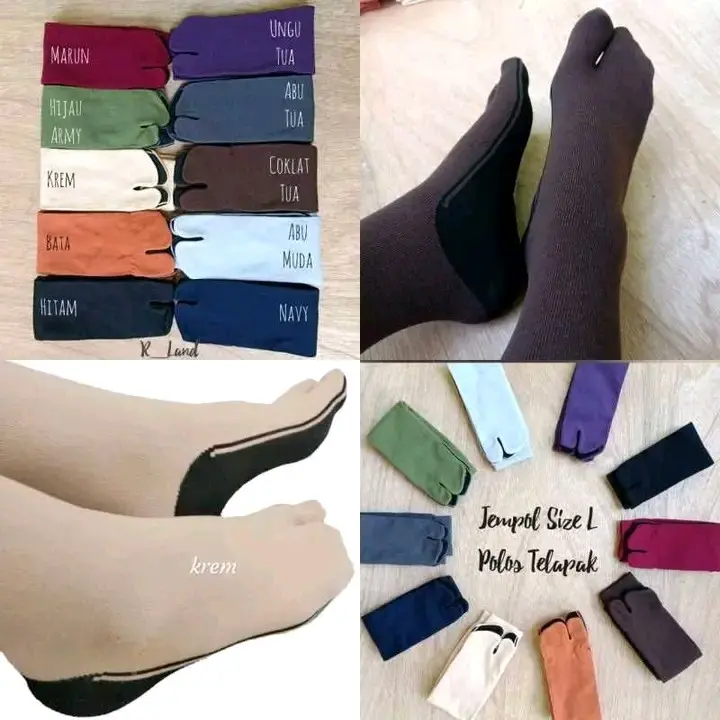 kaos kaki polos premium Wanita Dewasa Remaja Katun modern coklat Polyester Multicoloured