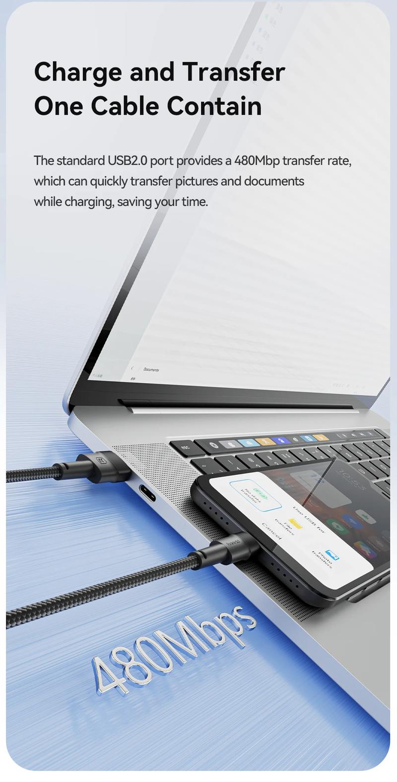 Product Introduction of Toocki 2M Micro USB Cable - Fast Charging for Xiaomi/Redmi/Samsung (Trending Accessory!) 3