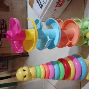 Mainan bayi donat ring 11 ring, mainan donat Balita Belajar  Toys Anak-Anak