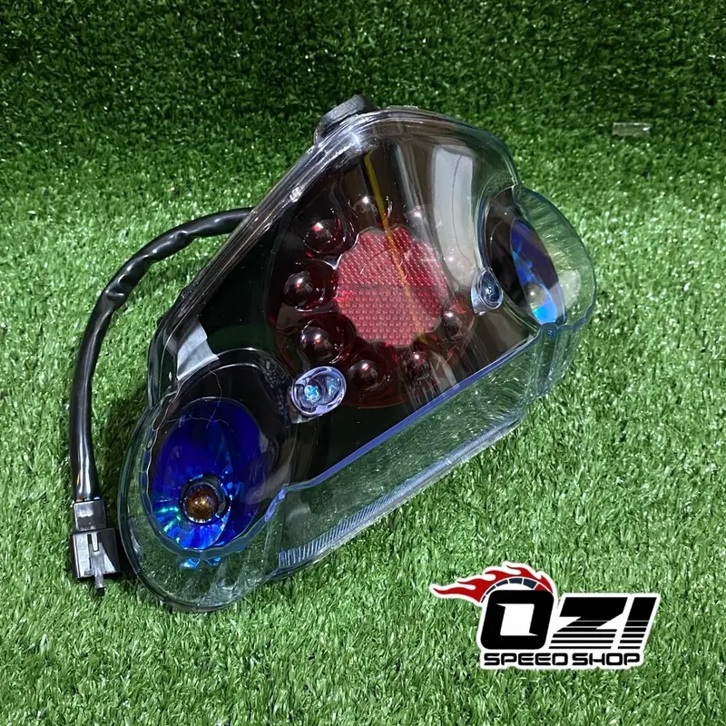 STOPLAMP LAMPU STOP JUPITER Z LED 2006 - 2010 SMOKE HITAM LAMPU STOP BELAKANG JUPITER Z BURHAN MIKA BENING 1