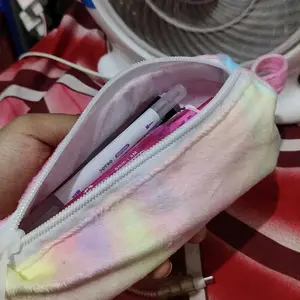 kotak pensil serba guna lucu lotso leopard rainbow aesthetic zipper wanita anak anak sekolah murah