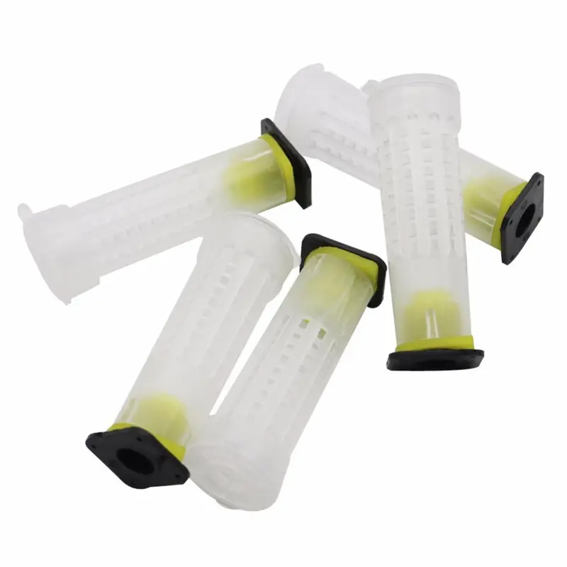 Lồng Nữ Hoàng Nuôi Ong, Cầm Tay Mini, Bền, Màu Trắng, Dụng Cụ Nuôi Ong, Lồng Cắn Ong, Vỏ Bảo Vệ Tế Bào Ong 6
