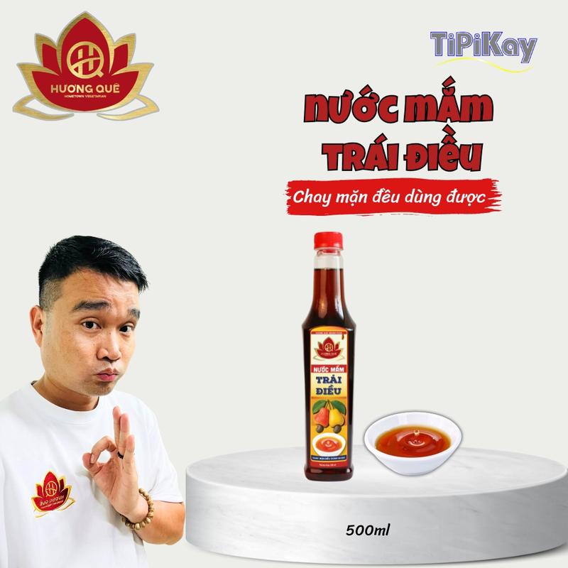 Nước Mắm Trái Điều 500ml - Chay Mặn Điều Dùng Được - TiPiKay Shop
