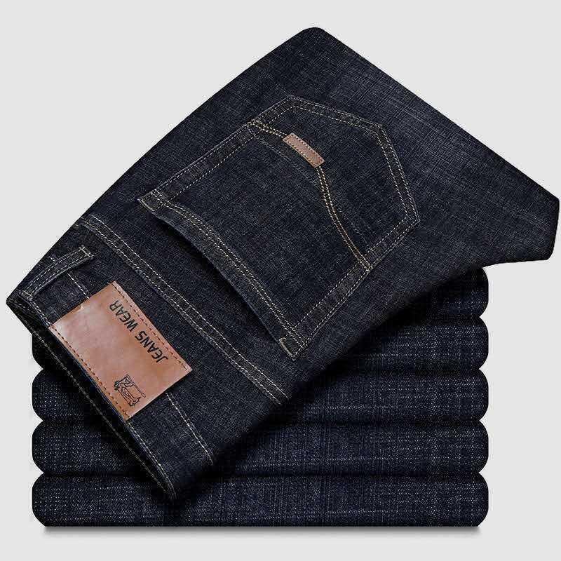 Quần Jean Co Giãn Thẳng Cho Nam, Quần Thường Ngày, Chống Mài Mòn, Tất Cả Menswear Pants Có Túi 4