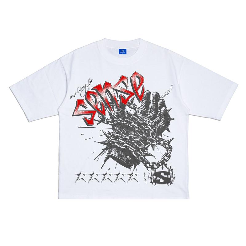Simplimoods - Baju  Distro Tshirt Skena  Oversized Pria dan Wanita Escape Cotton Combed 24S Lembut Sablon Pendek Katun Panjang Atasan Unisex Kaos Cowok 3