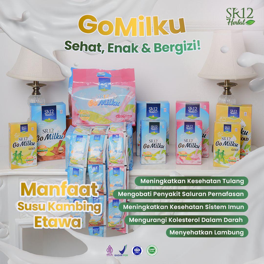 SR12 Gomilku 600gr Susu Kambing Etawa Bubuk Original Asli