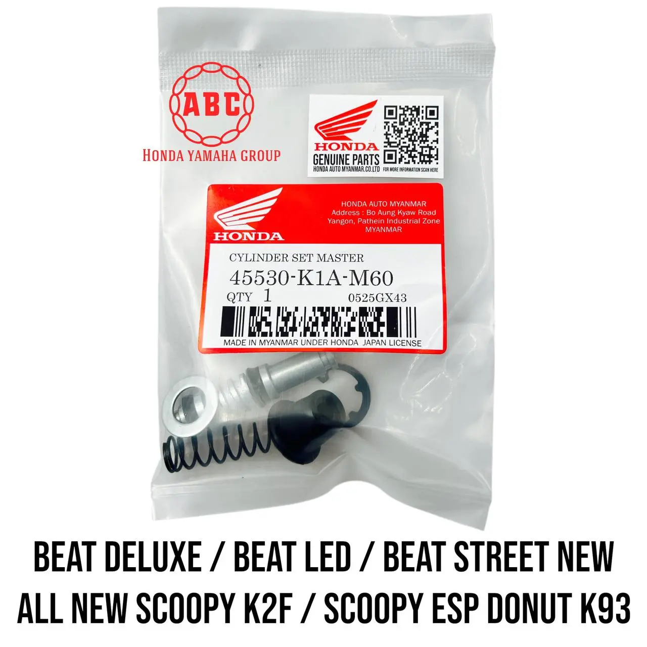 Seal Master Rem Beat Deluxe / Beat LED / Beat Street New / All New Scoopy K2F / Scoopy K93 K1A M43
