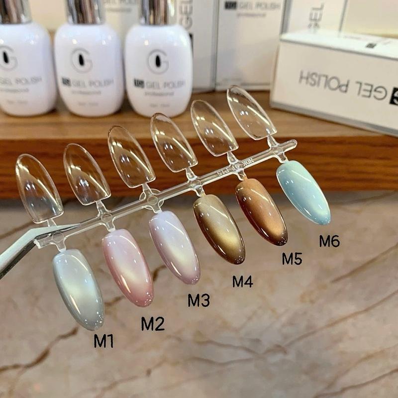  Sơn Lẻ Mắt Mèo Ánh Trăng Cực Quang TG Cao Cấp - Đầu Cọ Tròn Dễ Sơn - Mắt Mèo Siêu Sáng 
