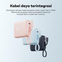 Gambar [Exclusive ToniCU] Itel PowerEasy Mini Power Bank 10000mAh, Pengisian Cepat 22.5W Teknologi POWER AI Kabel Type-C Dua Arah Ukuran Saku - Hitam dari itel Home ID Kota Administrasi Jakarta Barat 5 Tokopedia