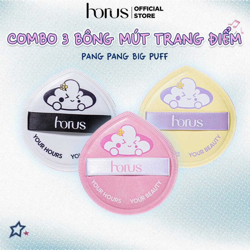  Combo 03 Bông mút trang điểm Horus Pang Pang Big Puff 