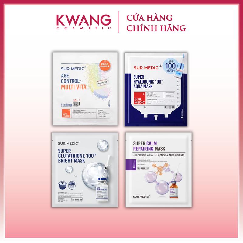  FS Hộp 10 miếng Mặt Nạ Dưỡng Da Sur.Medic + Hàn Quốc Chăm Sóc Da Skincare 