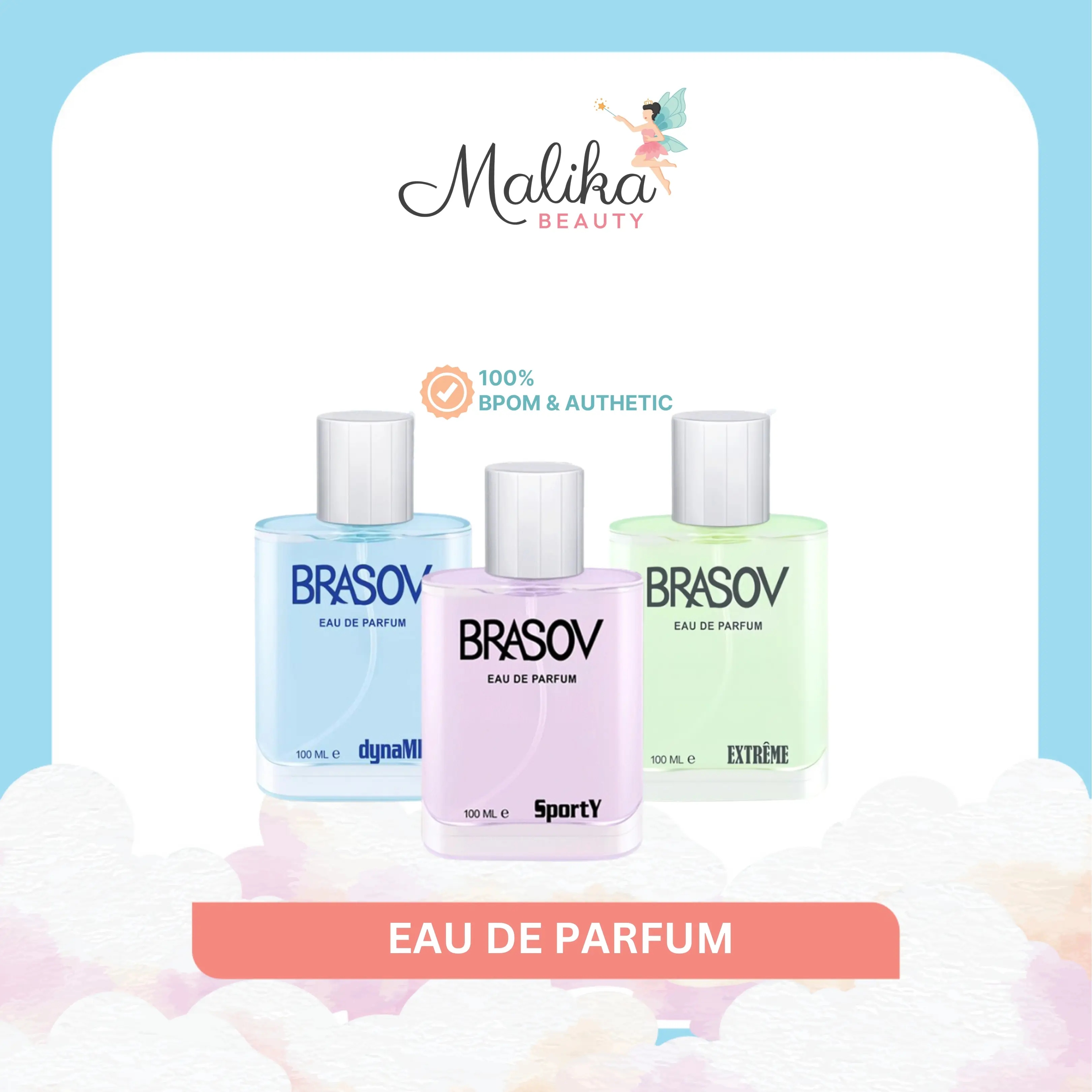 Malika Beauty | BRASOV Brasov EDP 100 ml | Brasov Eau De Parfum 100ml | Parfum Brasov | Parfum Unisex