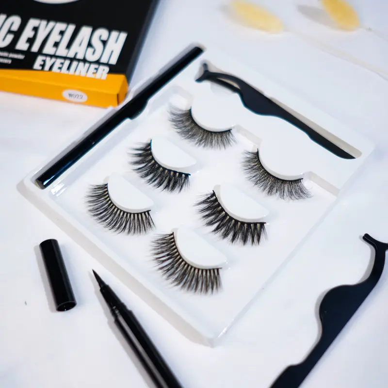 Bulu Mata Palsu MAGIC EYELINER & EYELASH Langsung Nempel - W022-03 2